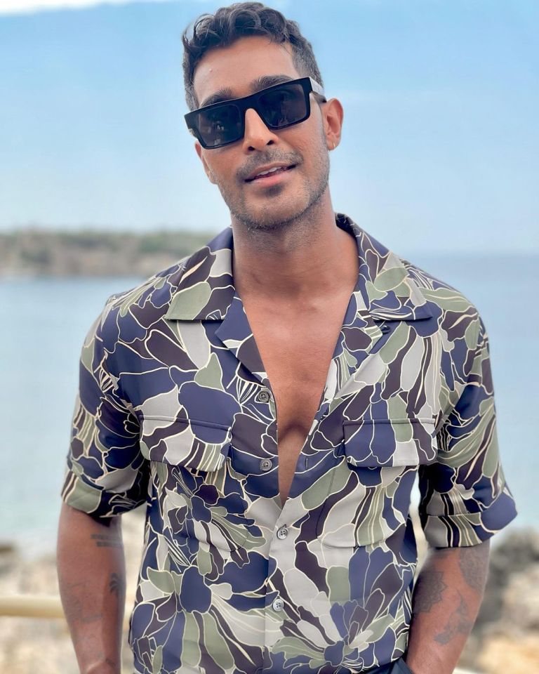 Host Lee Juggurnauth showed off of his summer wardrobe ahead filming the new series