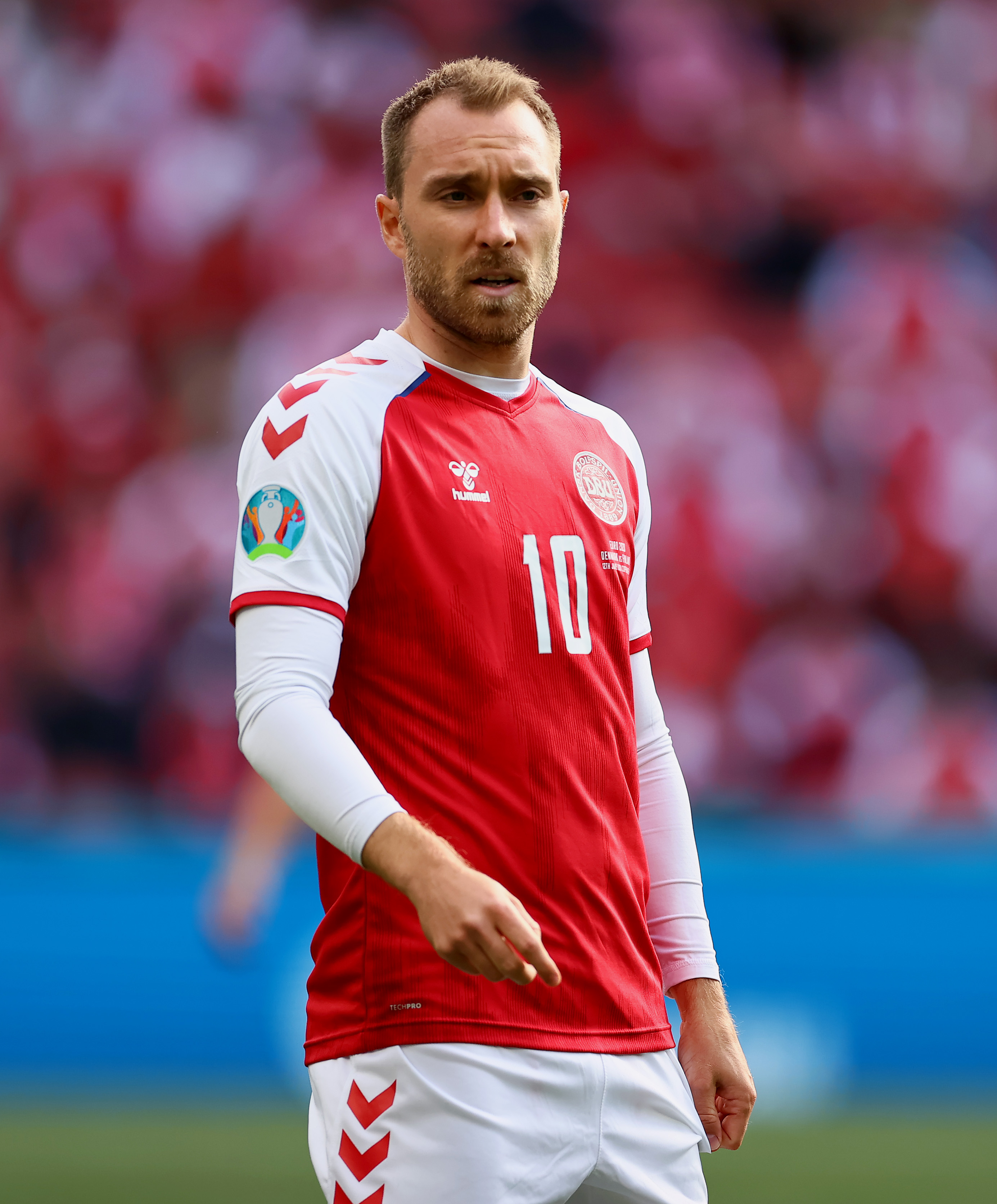 Eriksen collapsed during Denmark's Euro 2020 opener against Finland