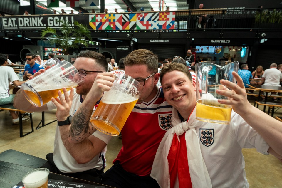 Celebrations are underway in Box Park in Wembley