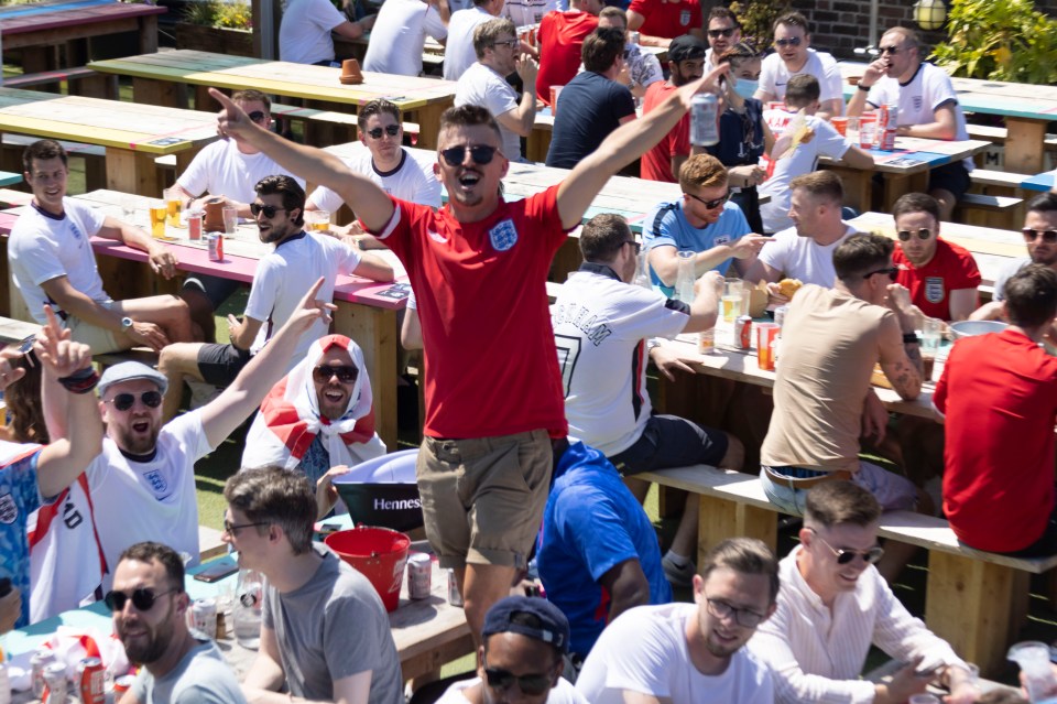 The heatwave and excitement from the football has brought England together