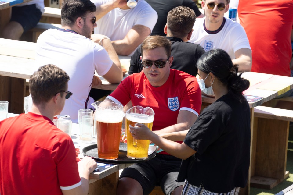 Brits will sink 30million pints watching the England v Scotland game