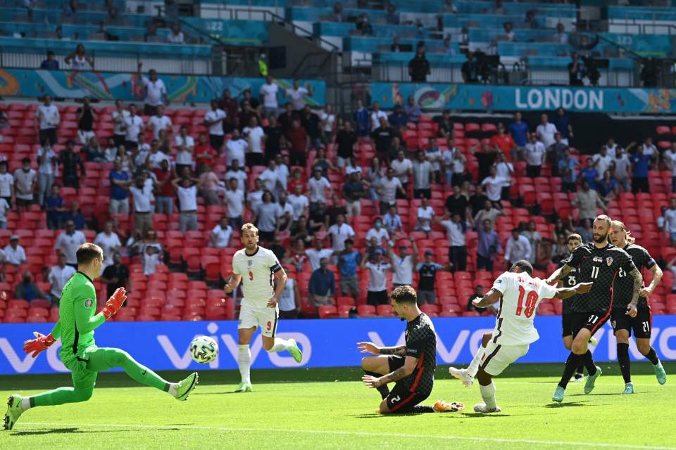 Sterling was played in brilliantly by man of the match Kalvin Phillips