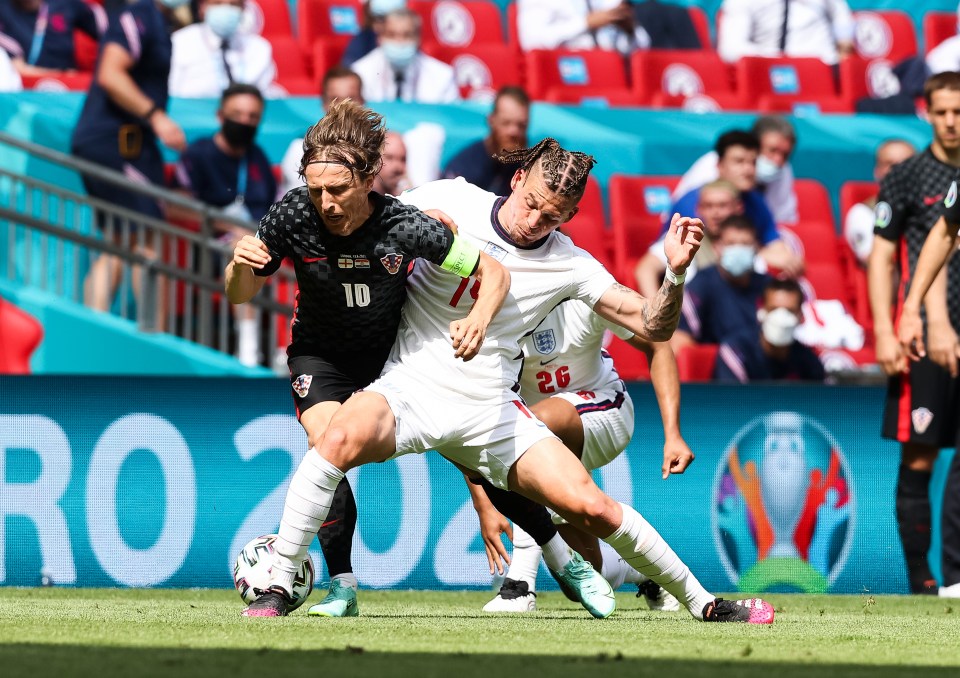 Kalvin Phillips was brilliant in his first appearance in a major tournament for England