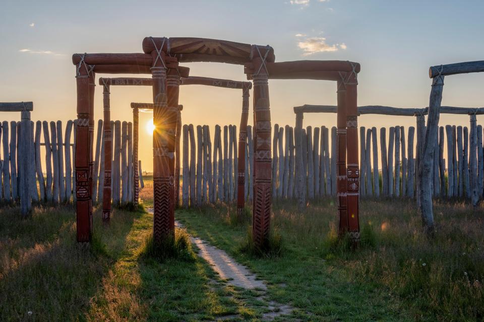 The Ring Shrine of Pömmelte, in Berlin, contains the broken bones of women, teenagers and children