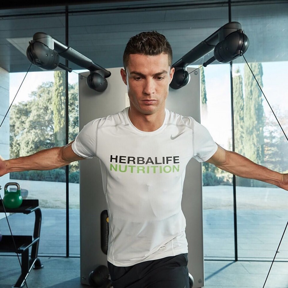 The Porugal international will have earned more than $12.5m from being an ambassador for Herbalife at the end of 2021