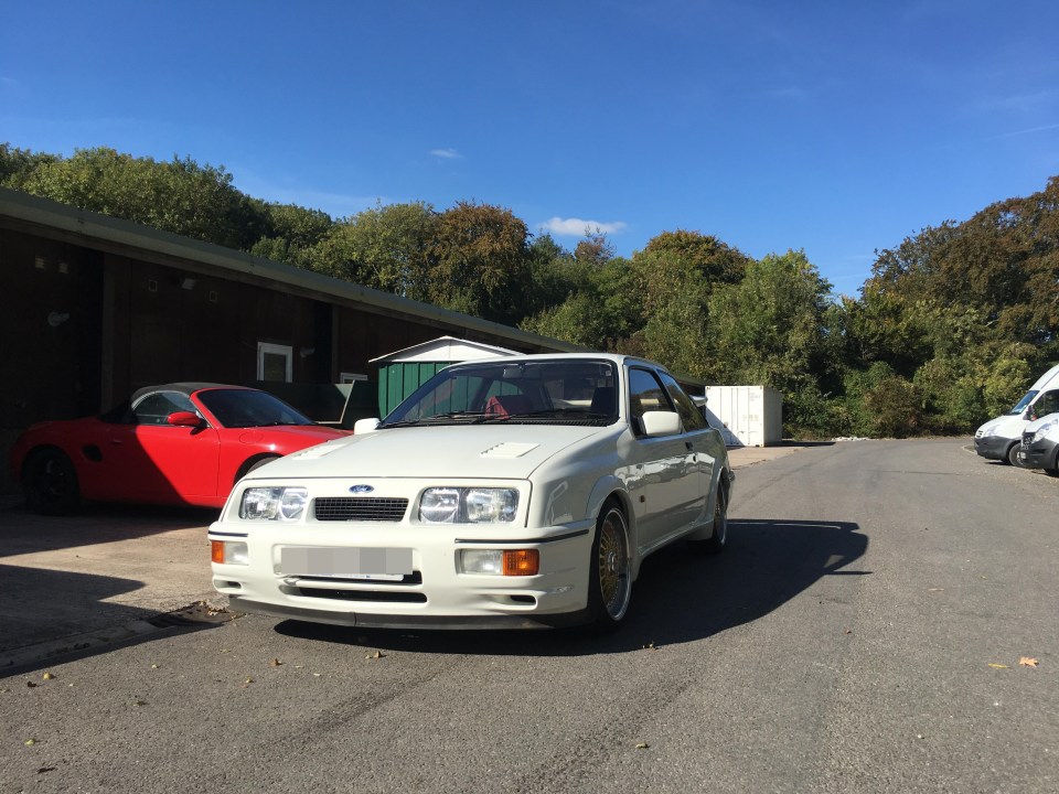 The couple are avid car collectors