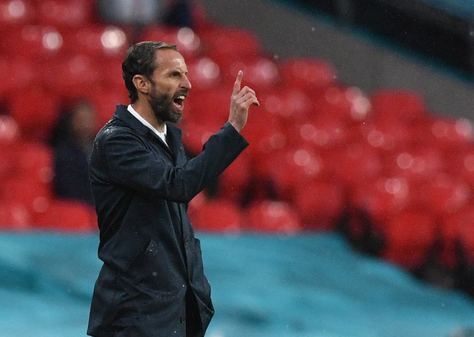 Gareth Southgate cut a frustrated figure on the touchline