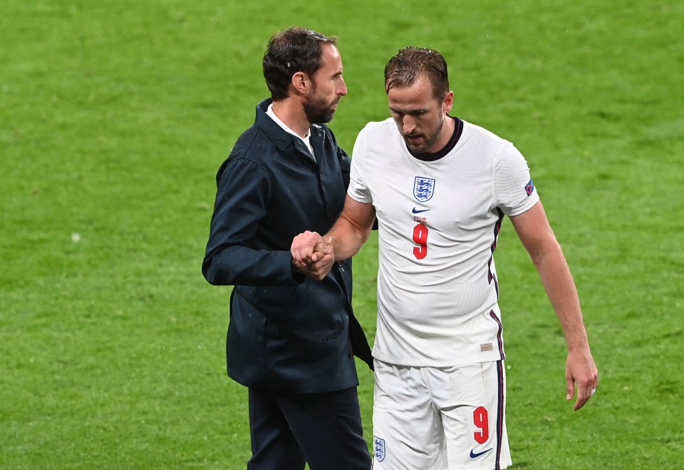 Harry Kane was hooked off with 15 minutes left on the clock