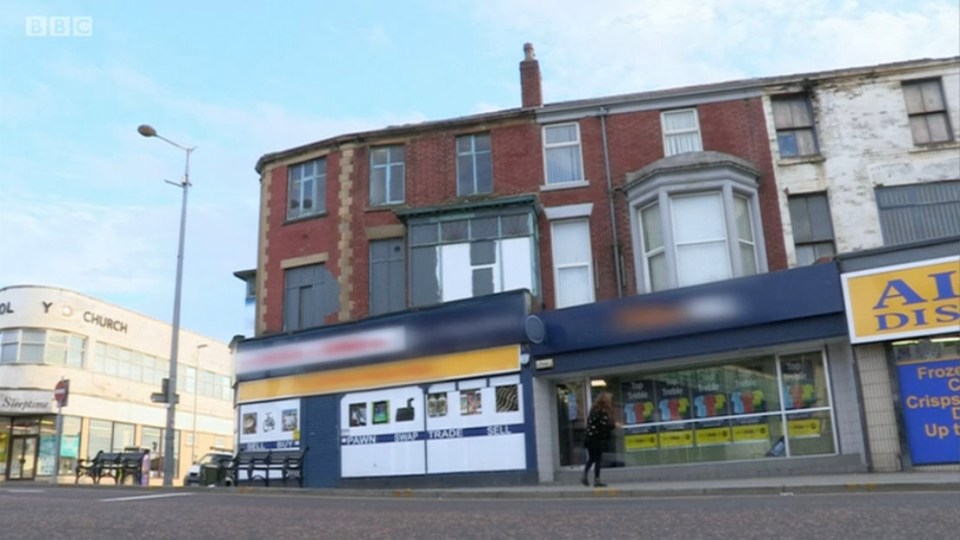 The two-bedroom property was turned into a three-bedroom