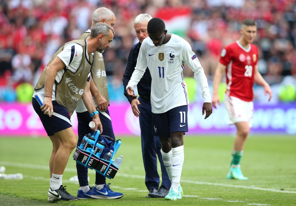 Barcelona star Ousmane Dembele got injured at Euro 2020 while on international duty