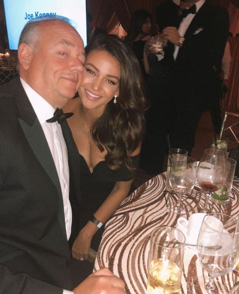 Michelle Keegan with her dad Mike