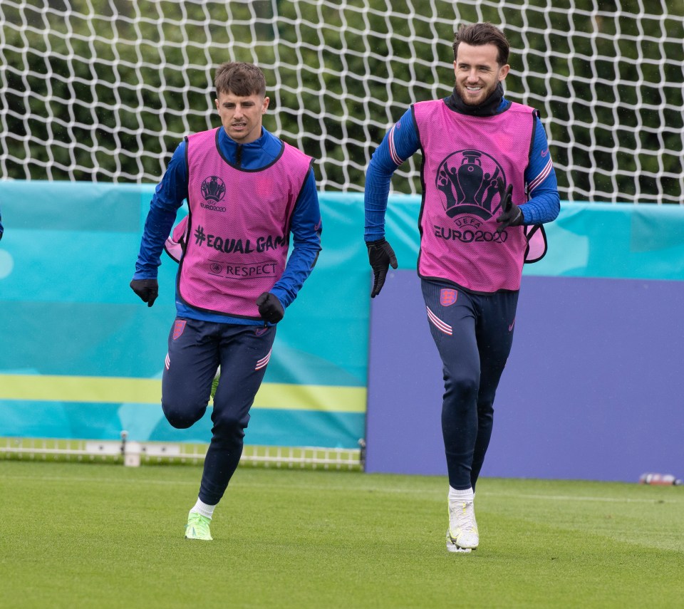 The England pair trained on Monday but are now in quarantine