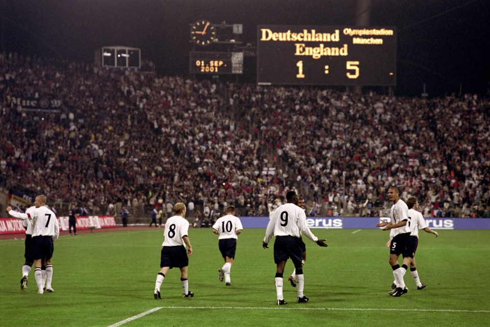 It was a memorable night for the travelling England fans in Munich