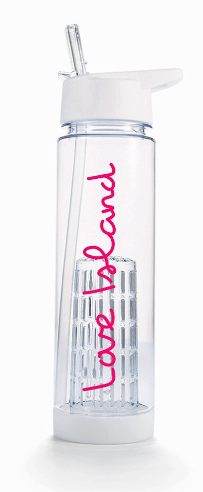 Pick up a Love Island water bottle