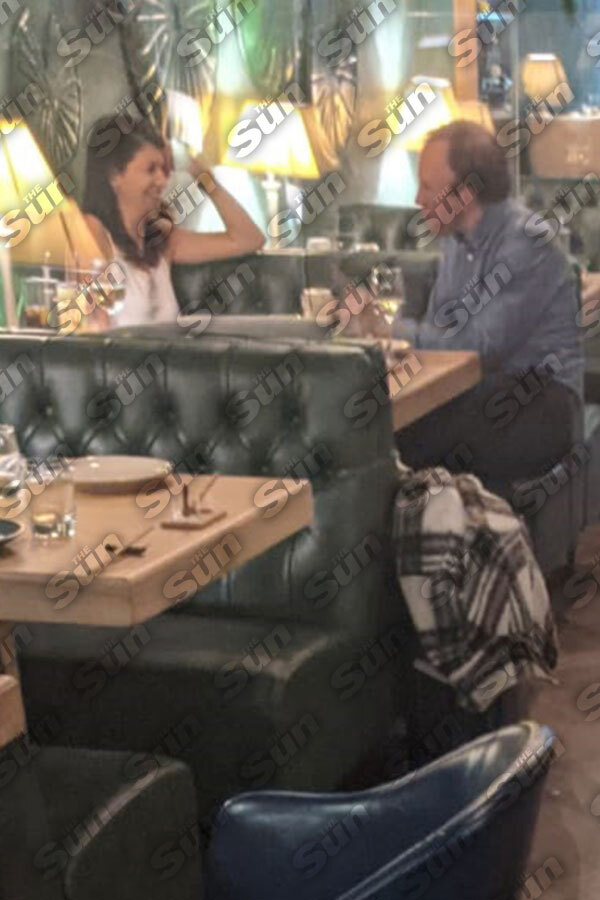 Diners at a West London restaurant said the 'flirty' pair sank glass after glass of wine together on Sunday May 23