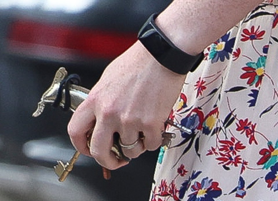 She has continued to wear her wedding ring despite the video coming to light