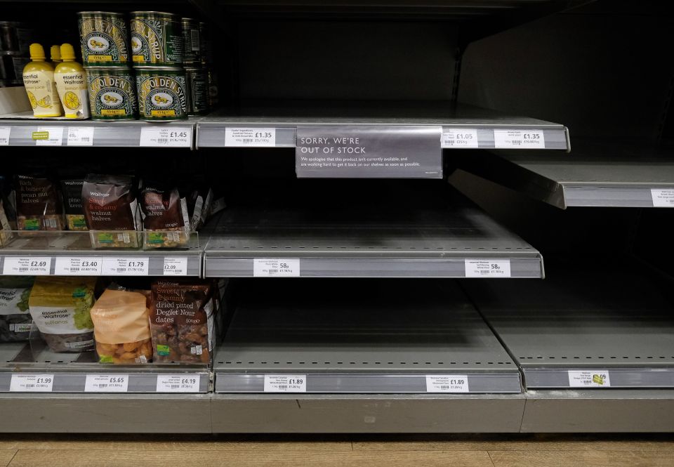 Supermarket bosses warned of looming food shortages