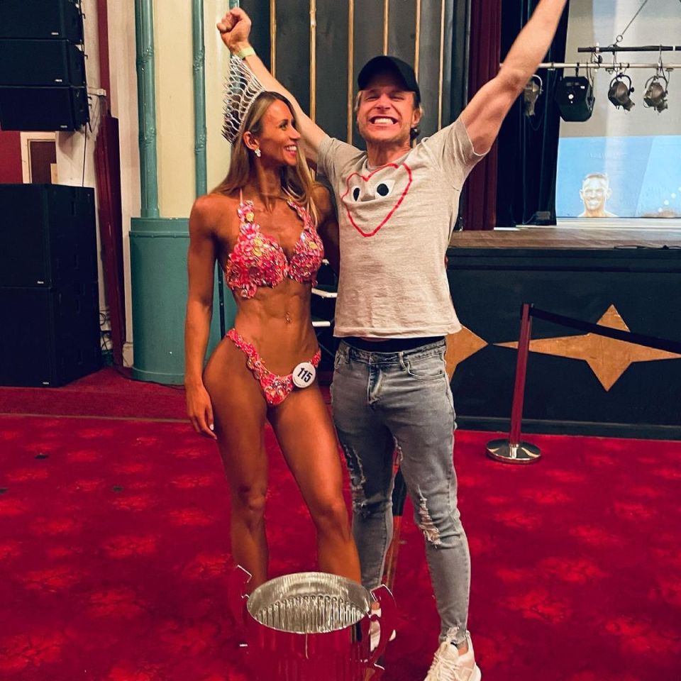 Olly Murs was over the moon with his girlfriend's success