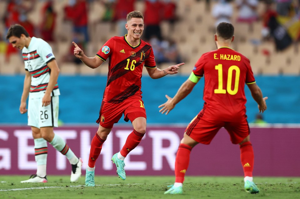 Thorgan Hazard's strike has now set-up a quarter-final clash with Italy