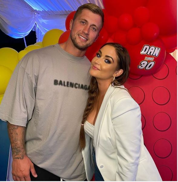 Dan Osborne gave fans a glimpse of his Lego-themed 30th birthday bash over the weekend