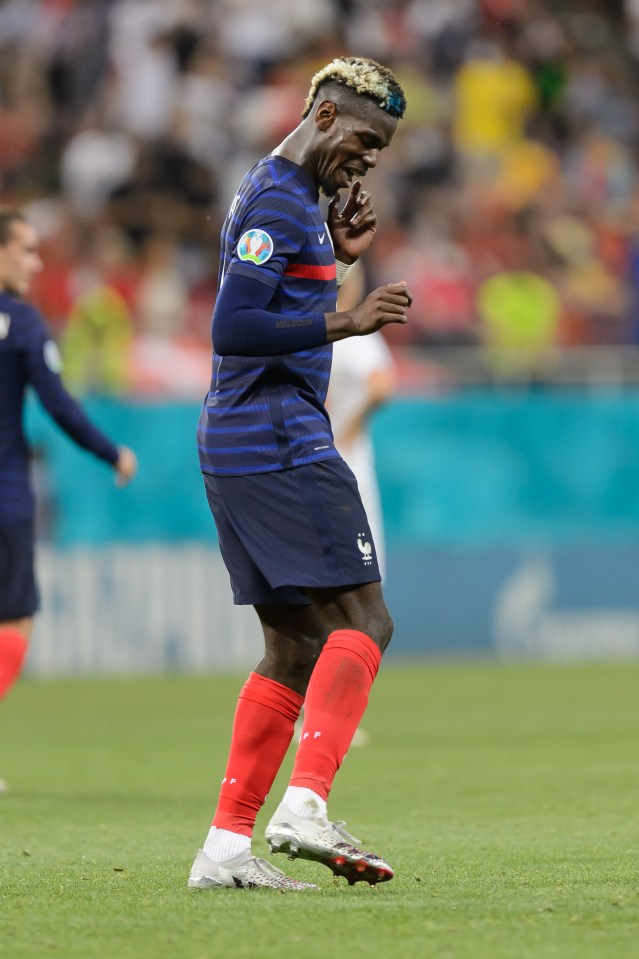 Pogba sent social media into meltdown following his celebration in the Euro 2020 tie