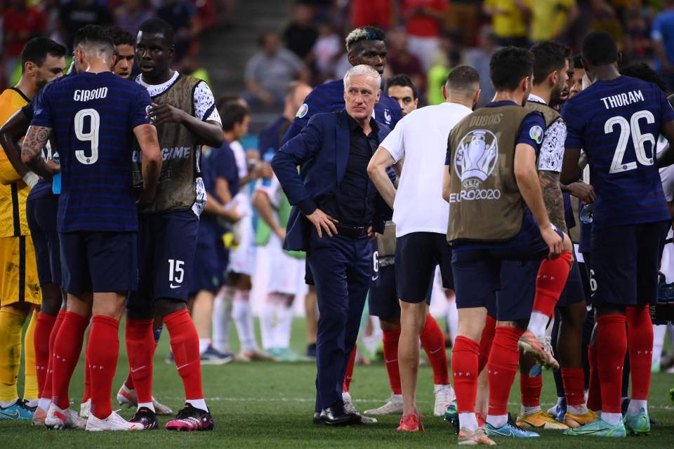 France manager Didier Deschamps saw his team crash out of Euro 2020