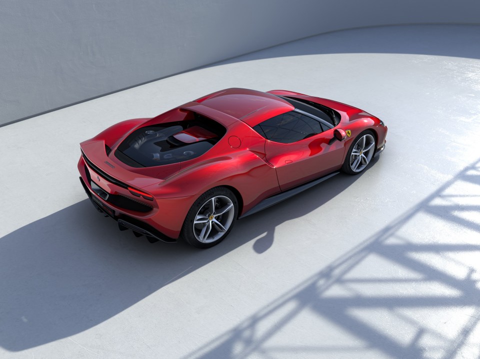 This is the gorgeous 296 GTB, the first hybrid V6 from Ferrari