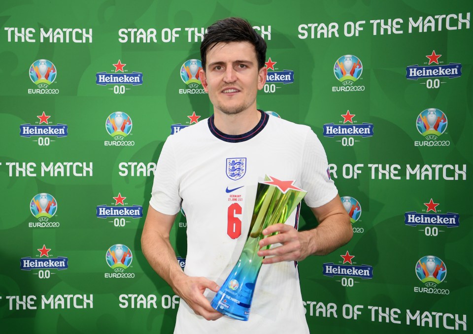 Harry Maguire awarded Man of The Match