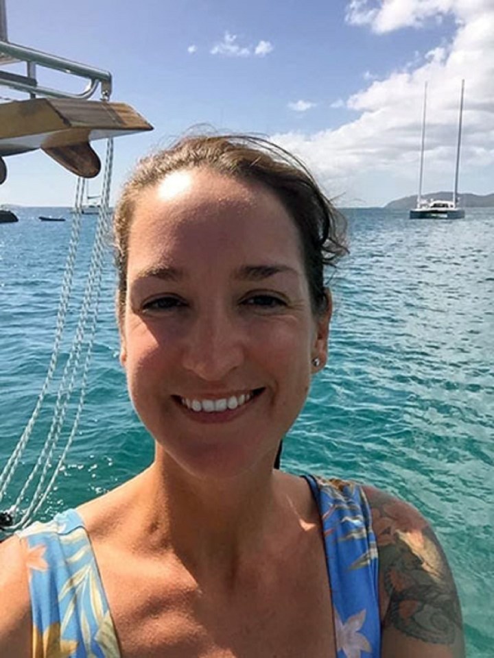 Brit Sarm Heslop mysteriously vanished in the Caribbean from the catamaran she shared with her boyfriend