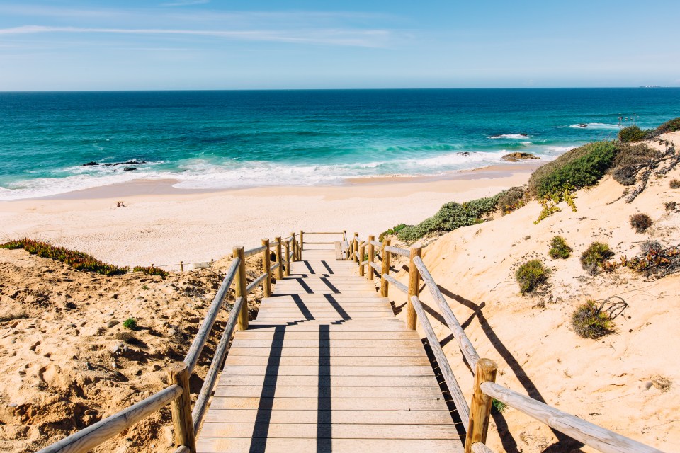 The Rota Vicentina stretches 15km south along the coast to Almograve