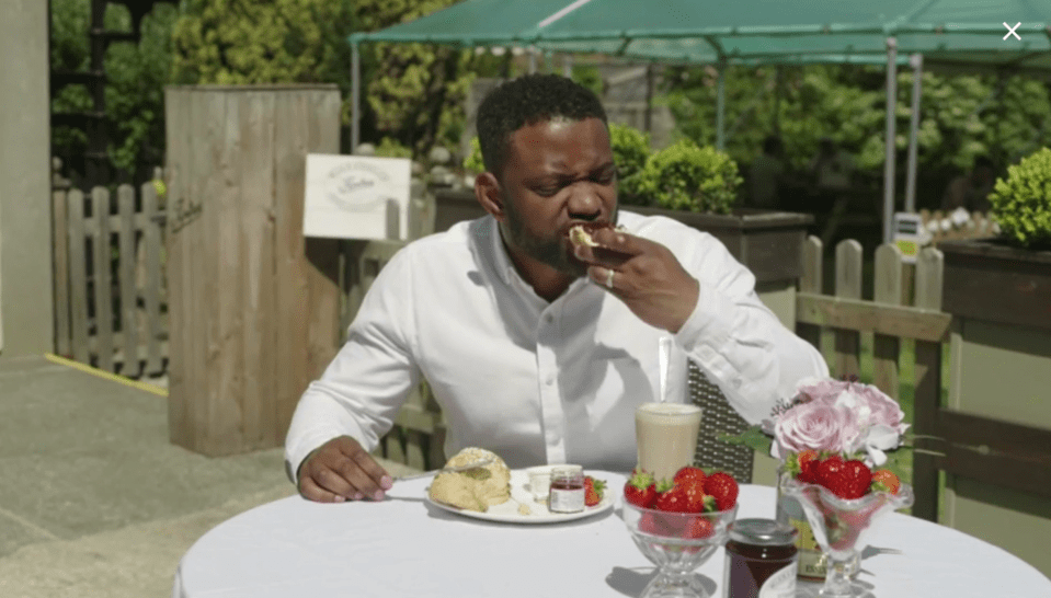 Viewers took to Twitter to share the “correct” way to eat it