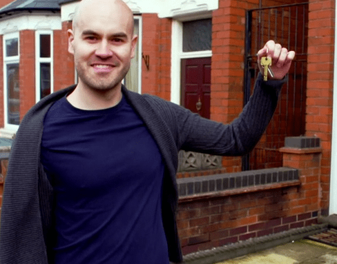 He put the £4,000 he made towards buying his first home