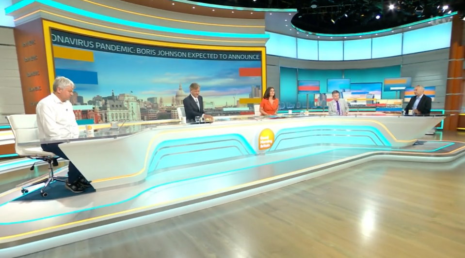 Guests and presenters suffered 'coughing fits' and scratchy throats on air