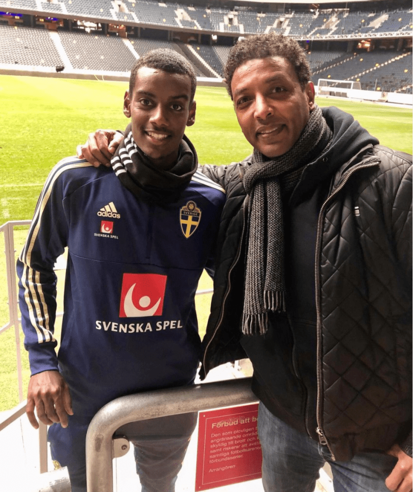 Nahom Ghidey was Isak's favourite coach and they shared a special bond over their Eritrean origin