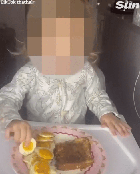 The mum shared her 'mini eggs' method in a video which has racked up over 1.3m likes