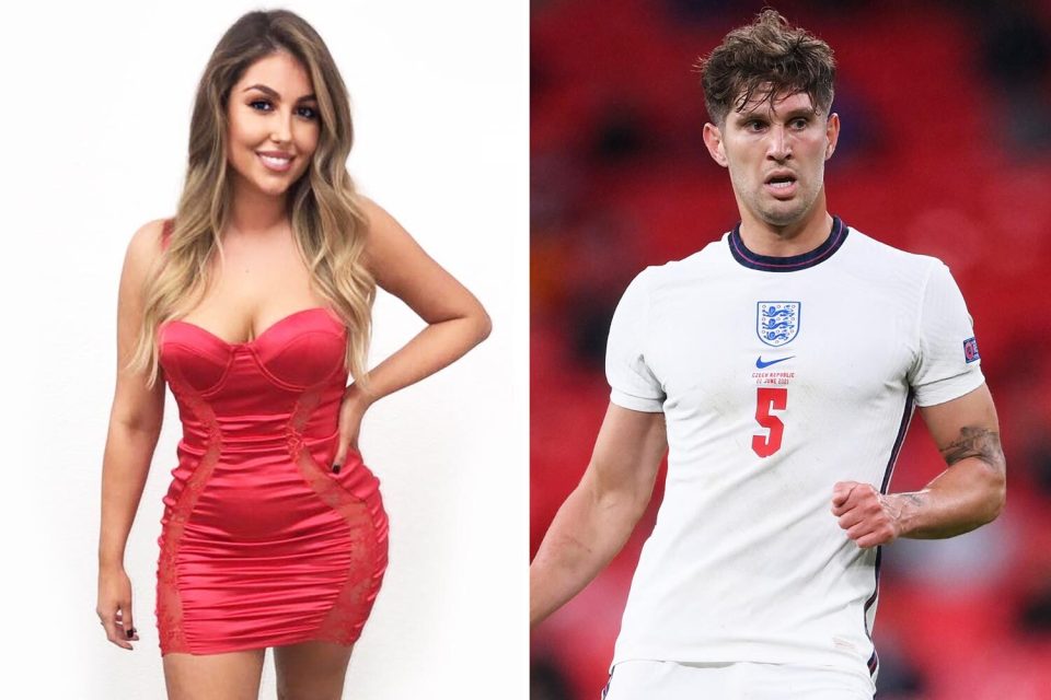 Olivia Naylor, left, joined the Wag line-up in 2019 with fella, John Stones, 27