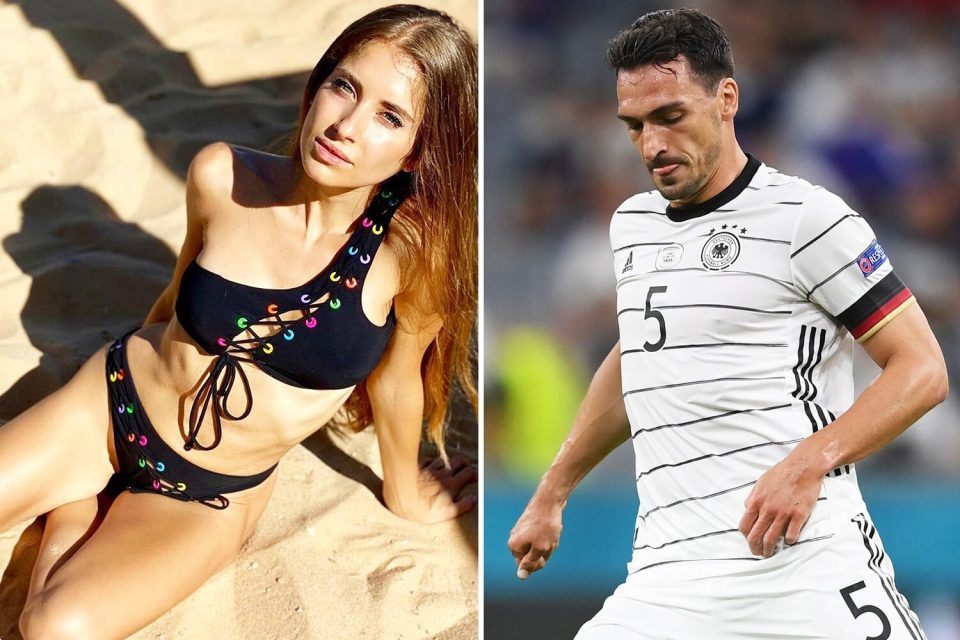 Cathy Hummels, 33, the wife of centre back Mats, 32,