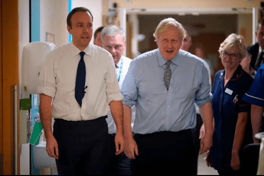 Boris Johnson is not firing his health secretary