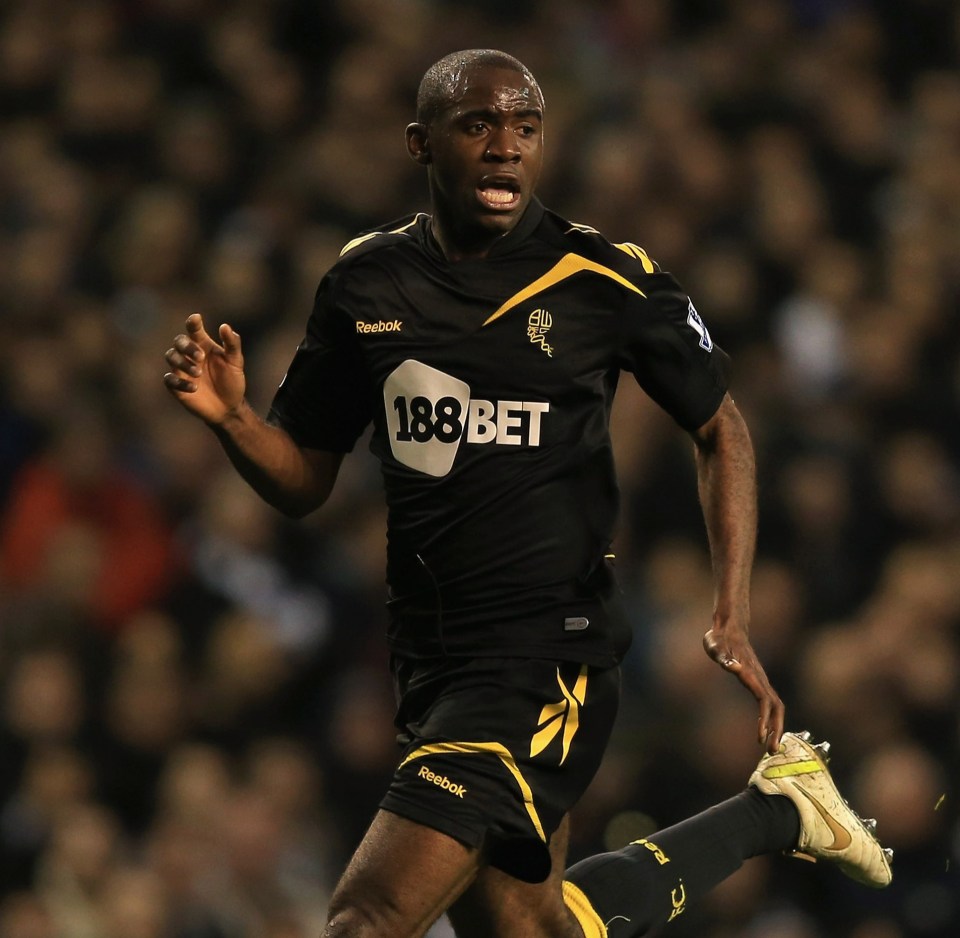 Retired footballer Fabrice Ndala Muamba was also fitted with an ICD after his cardiac arrest on March 17 2012, during the FA Cup quarter-final match between Bolton and Tottenham Hotspur (pictured, just before)