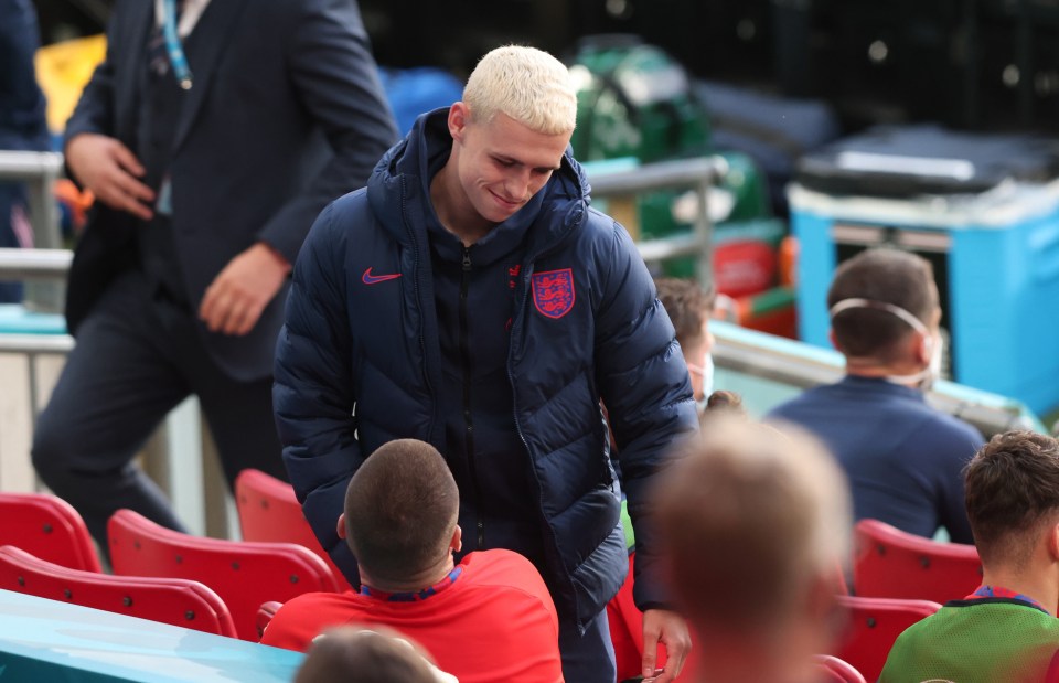 Phil Foden was left out as a precaution as he was on a yellow card