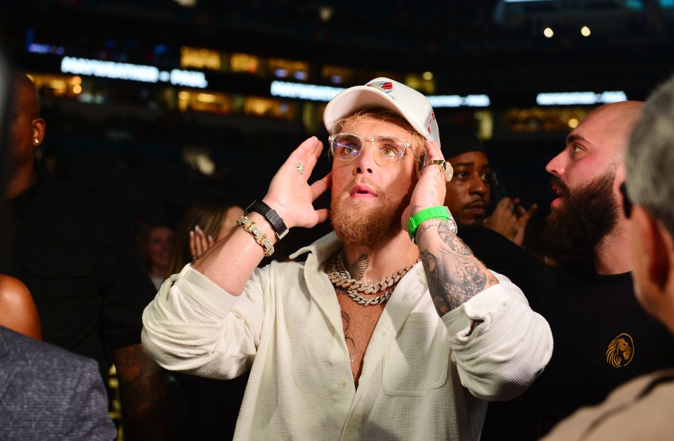 Jake Paul posted an X-rated reaction during Logan's fight with Floyd Mayweather