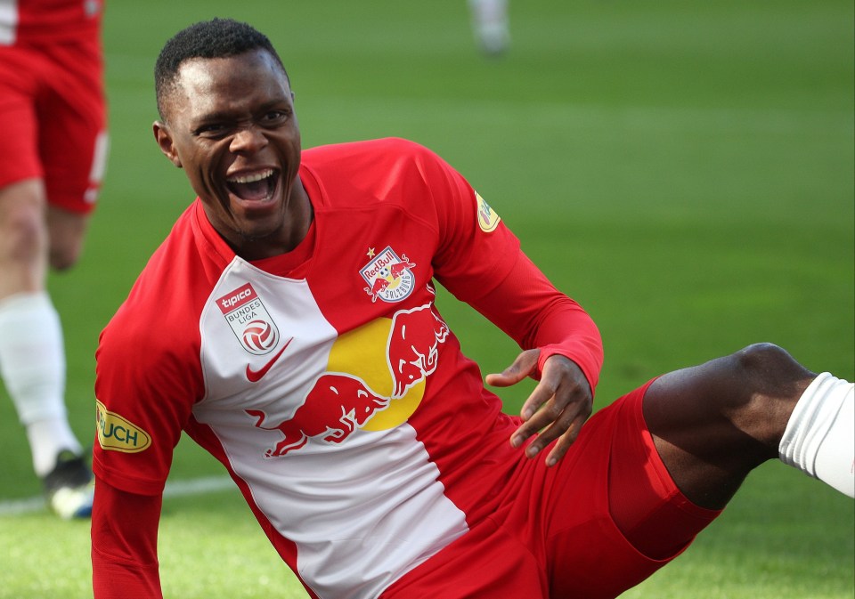 The Zambian forward scored 61 goals in his final 87 appearances for Red Bull Salzburg