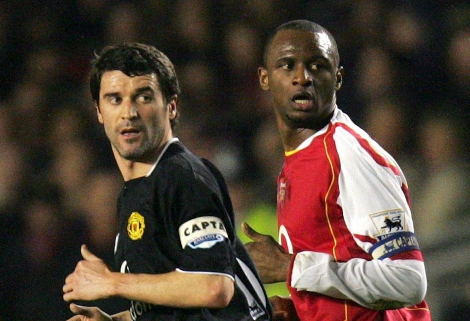 Keane and Vieira argued before a ball had been kicked in 2005