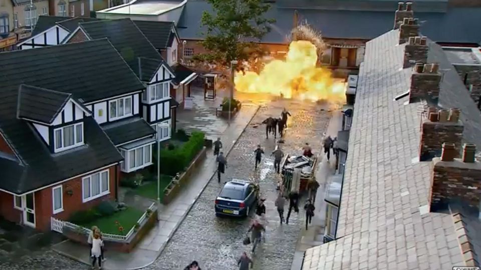 Coronation Street almost went up in a fireball during one Super Soap Week