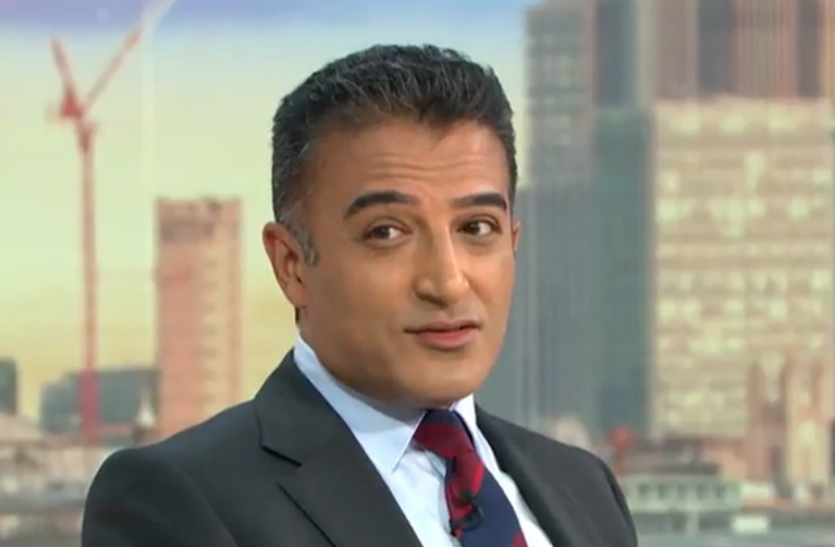 Adil took a swipe at Piers Morgan on GMB today