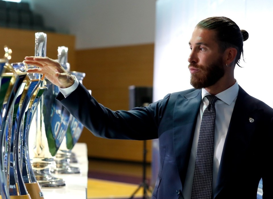 Sergio Ramos, 35, says goodbye to all the trophies he’s won at Real Madrid