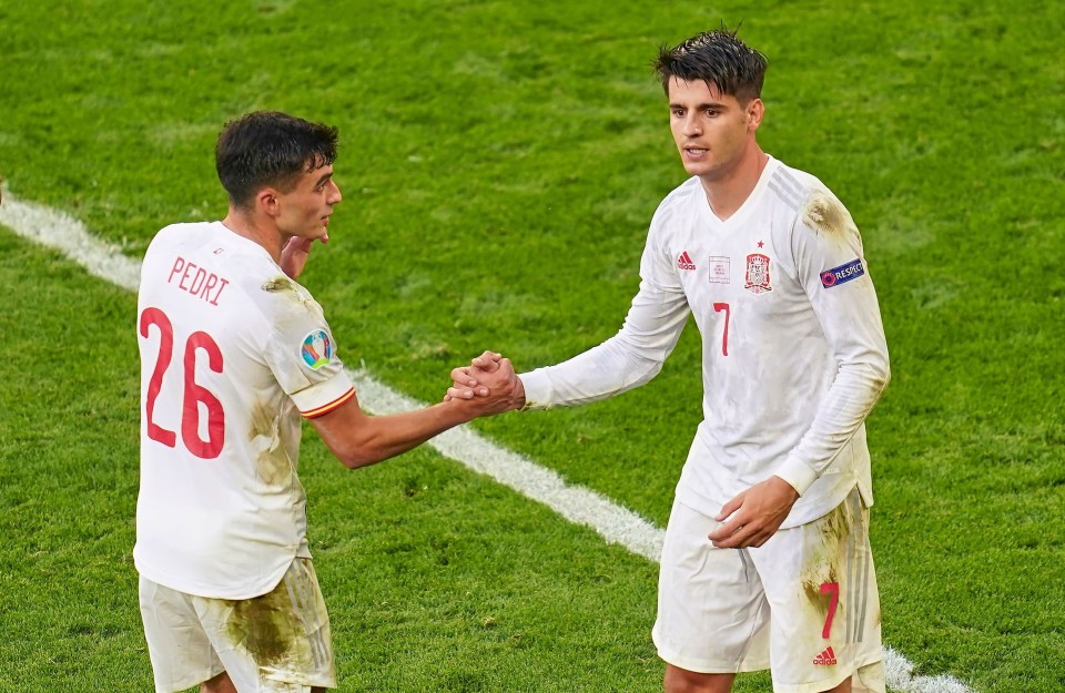 Alvaro Morata will hope Spain can beat Switzerland and set up a semis duel with Belgium or Italy