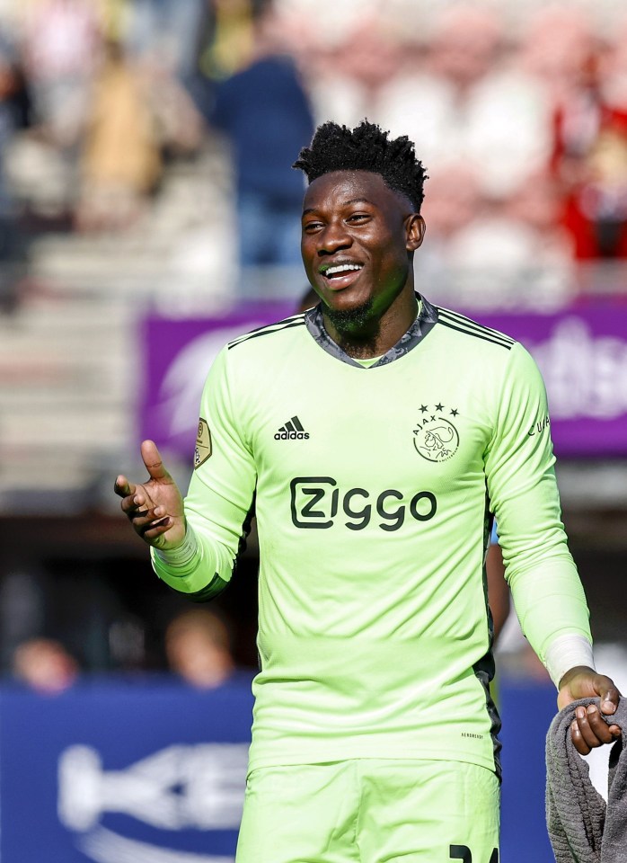 Ajax goalkeeper Andre Onana is understood to be a summer target for Arsenal