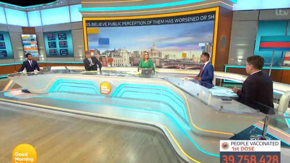 Richard and Dr Amir spoke to Richard Arnold, Charlotte Hawkins and Sean Fletcher