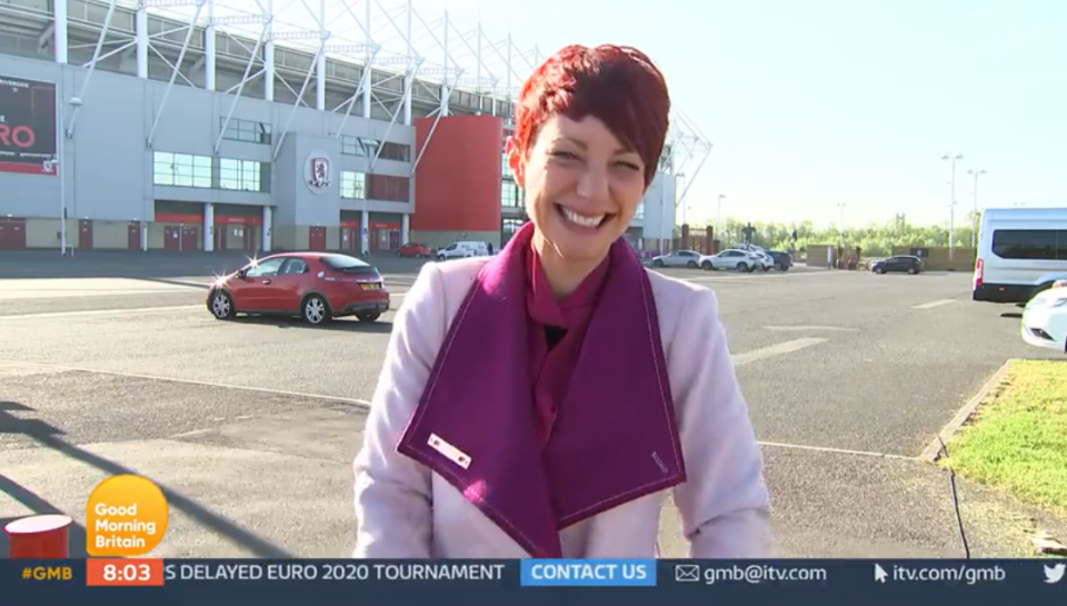 Correspondent Katy was on location in Middlesbrough